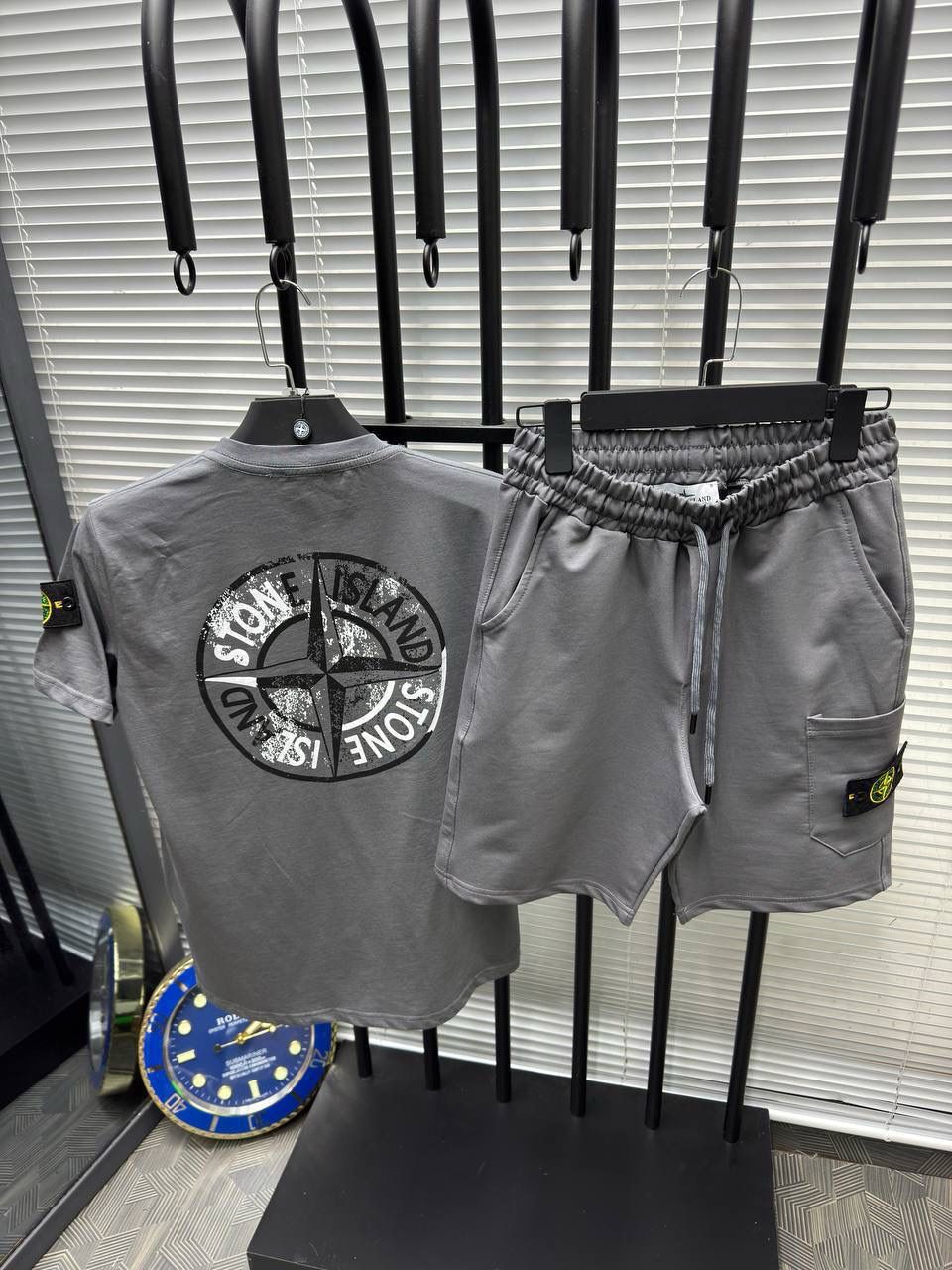 Stone Island T-shirt & Shorts Set