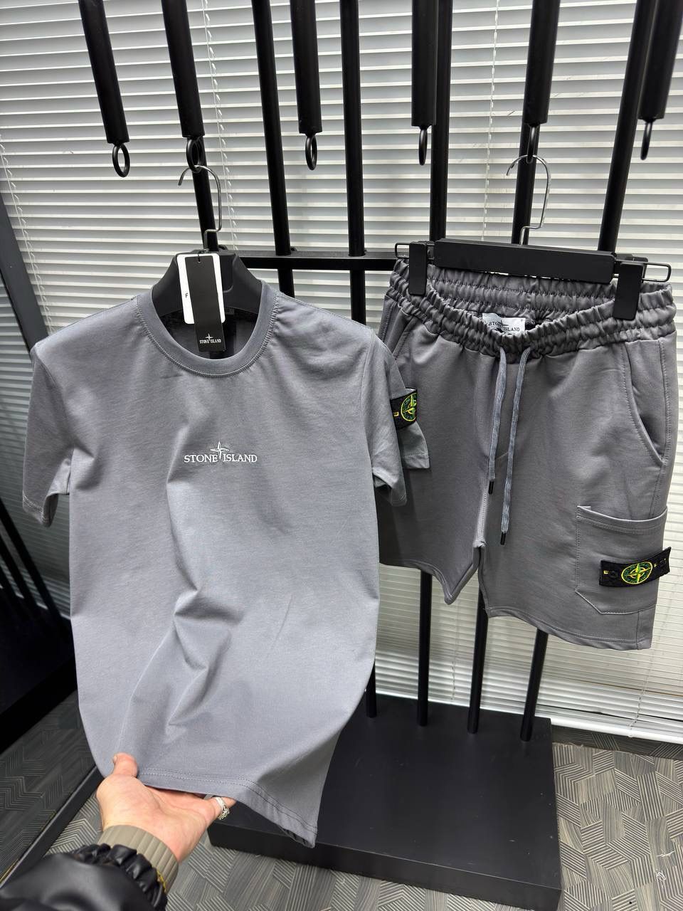 Stone Island T-shirt & Shorts Set