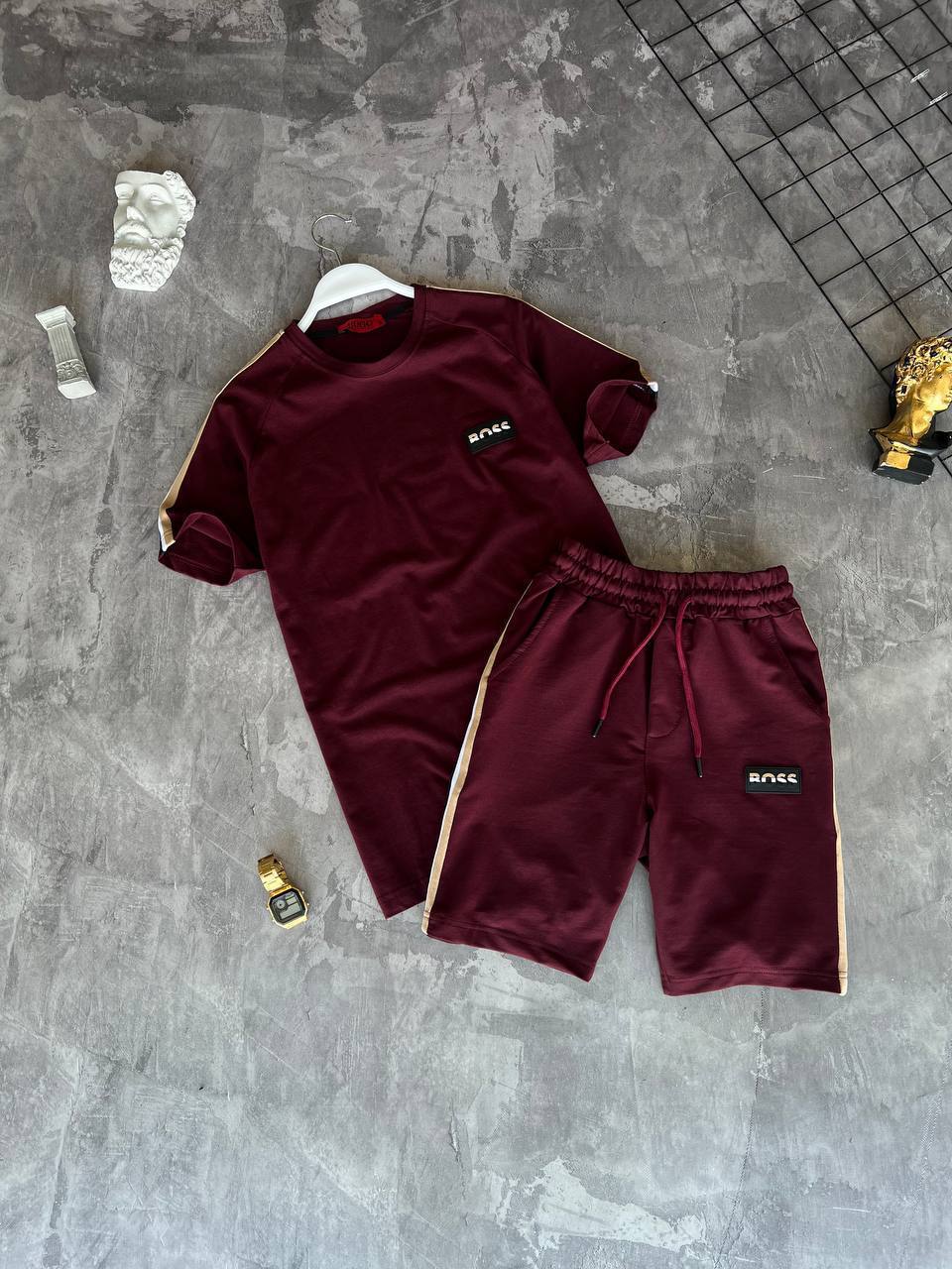 Boss T-shirt and shorts set