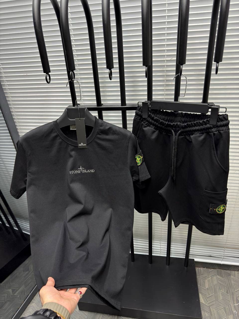 Stone Island T-shirt & Shorts Set