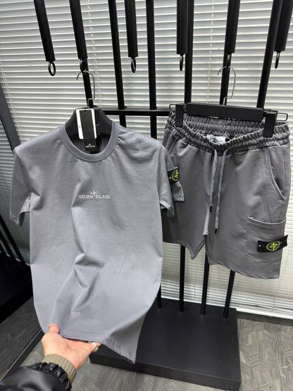 Stone Island T-shirt & Shorts Set