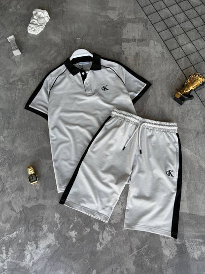 CALVIN KLEIN PERFORMANCE  SET Polo & Shorts